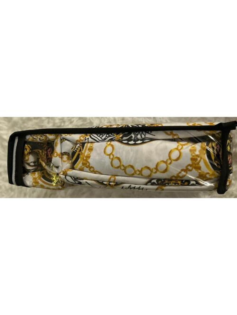 Ed Hardy White, black, Gold  Sheet Set QUEEN Tigers  Chains w/4 Pillowcases NEW! - Picture 6 of 9